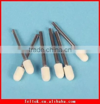 Industry 100% Wool Felt Volume Fiber Polishing And Grinding head