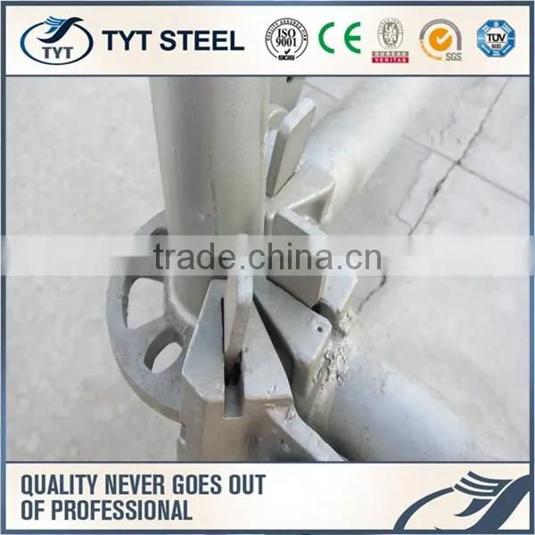 HDG and Painted Construction Steel Pole ringlock scaffold system