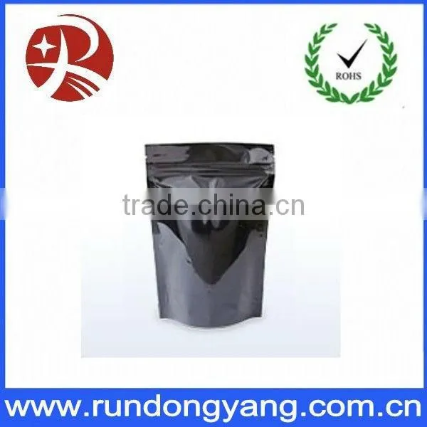 transport zipper lock tansparent coffee bean bag hot sale