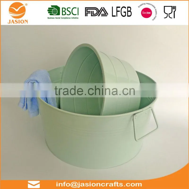 Powder coated Metal Home Cleaning Dustpan and Stiff Hand Brush Set