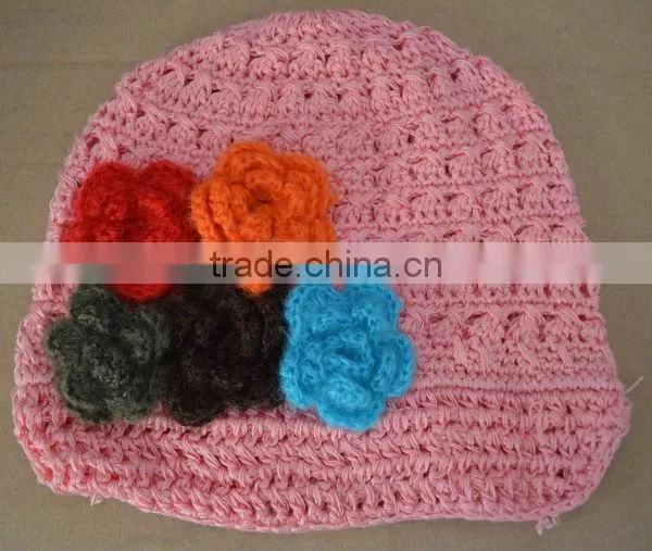 2013 Wholesale baby hat christmas elves newsboy caps with flower red hat christmas baby hat wholesale