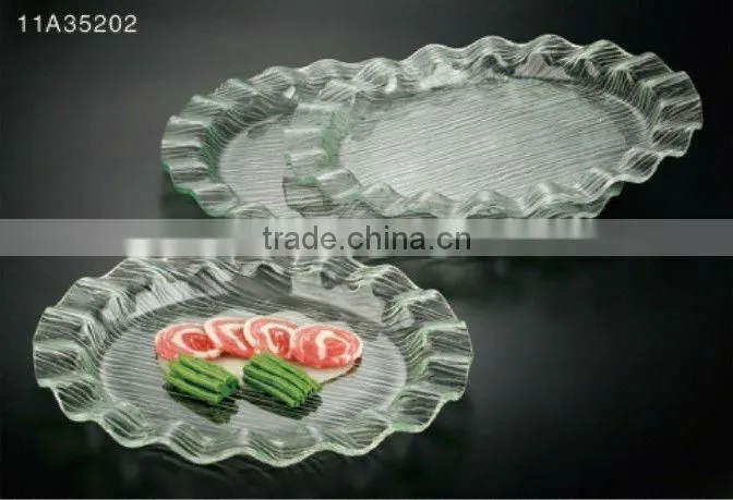 Hotel acrylic display plate and dish for sanshimi