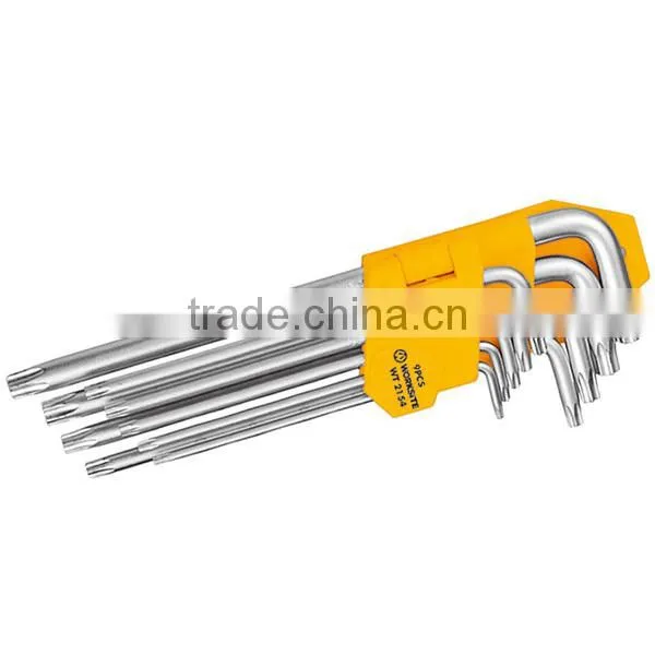 WT2154 Worksite Brand Hand Tools 9pcs Torx Allen Key Wrench