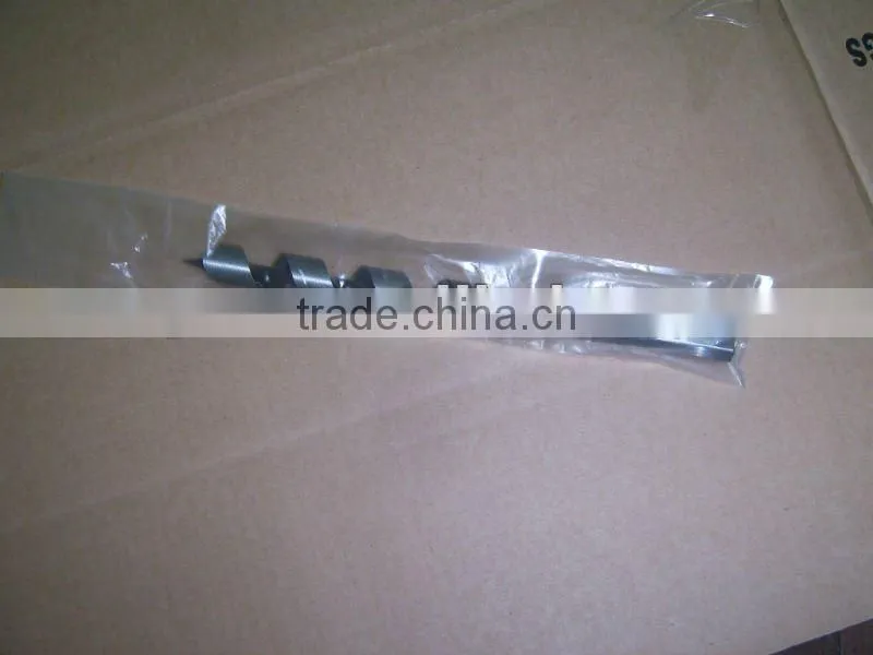 high carbon steel SDS auger drill bit brad point drilling hex shank spiral wood drills with thread tip