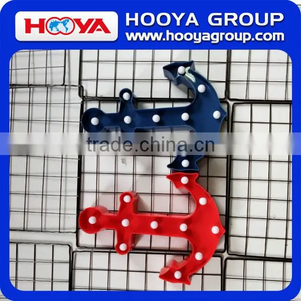 hot sale boat anchor shape marquee light made in china