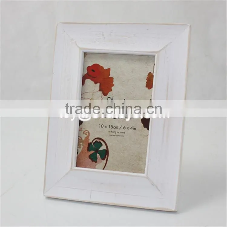 wholesale customize home decoration wooden white picture frames W09A029