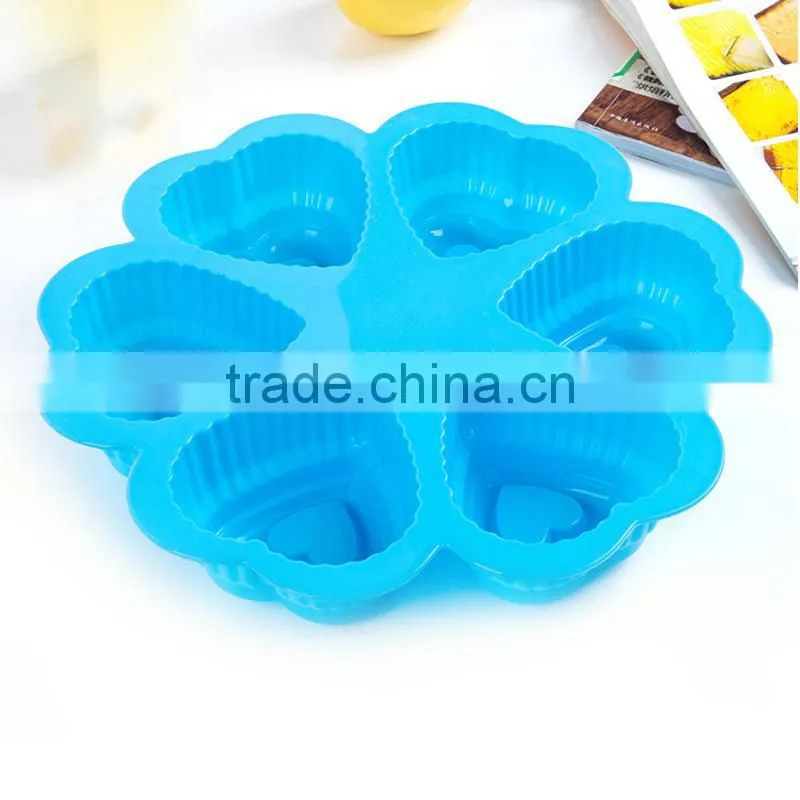 Fashion Heart Shaped Silicone Cake Molds Cake Decorating Tools