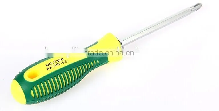 Berrylion Dual use 6*100 Phillips and Slotted Screwdriver CR-V Screwdriver