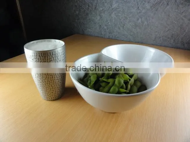 Twin Rice Bowl Double Bowl for Japanese Food Edamame Bowl
