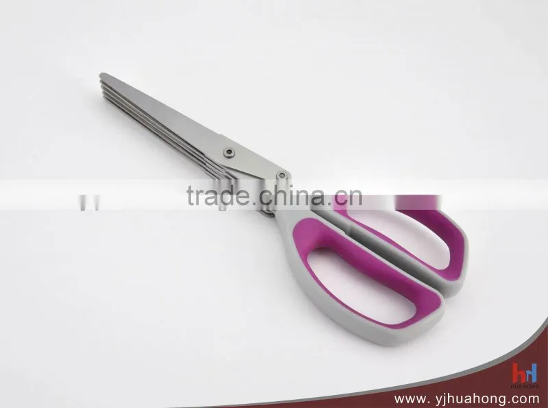 5 Blades Multi Purpose Kitchen Scissors,Herb Cutting Scissors,Multi Blade Scissors
