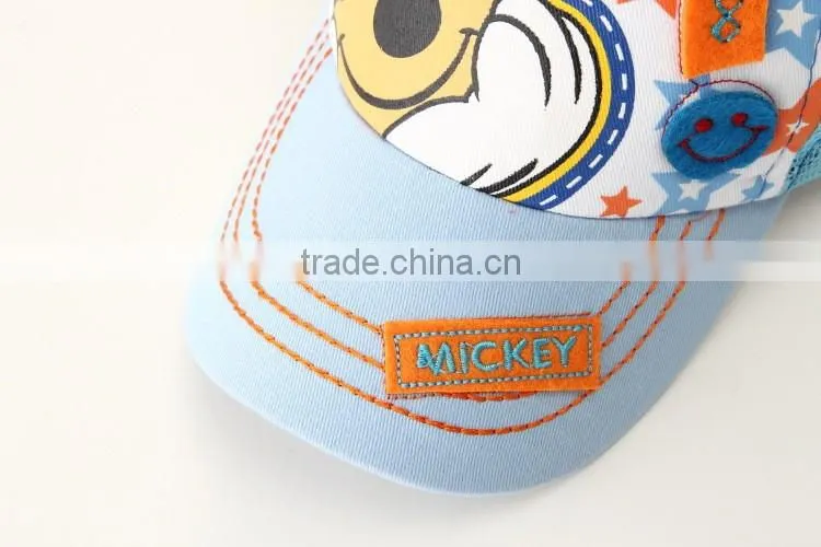 Hot Sale New Fashion Style Kids Trucker Hats Custom Print Baseball Mesh Cap