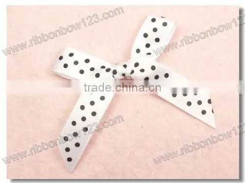 checked satin dog grooming bows