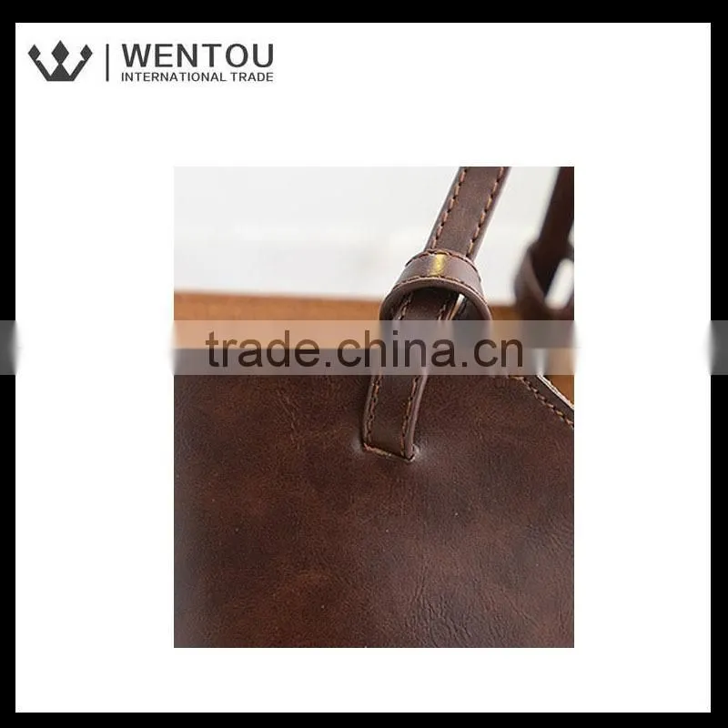 Wholesale Clear High Quality PU Women Tote Bag