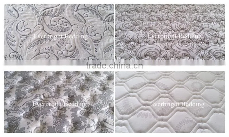 satin ticking cover fabric for mattress or bed