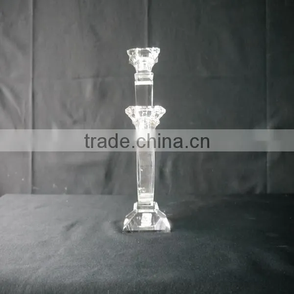 Hot Sale !!! Unique crystal candle holder with home decration JKC-0006