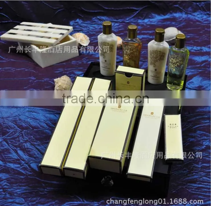 Wholesales eco friendly disposable personalized guest amenities hotel set