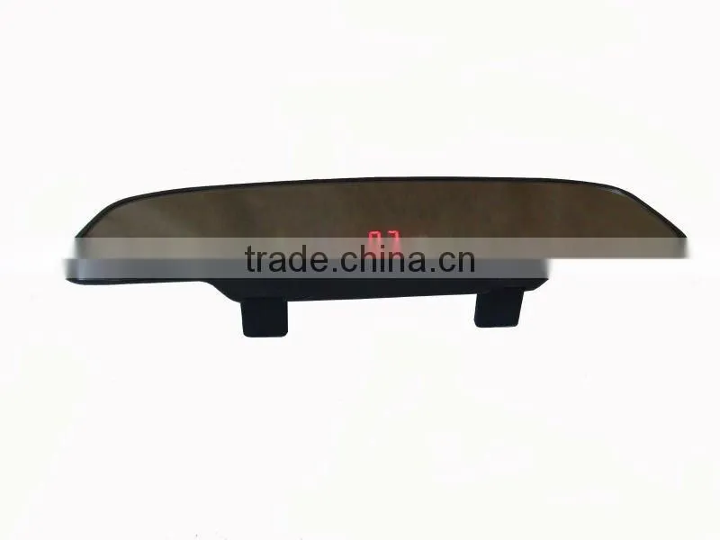 Super Thin Car Rear view Mirror VFD Parking Sensor 4 sensors