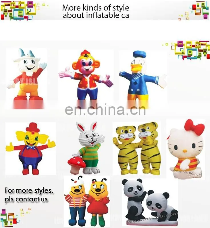 2016 new!advertising inflatable cartoon ,advertising inflatable product ,attractive big cartoon decoration