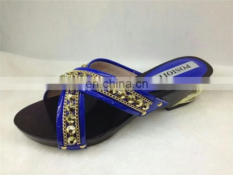 latest ladies slippers shoes and sandals(MD087)