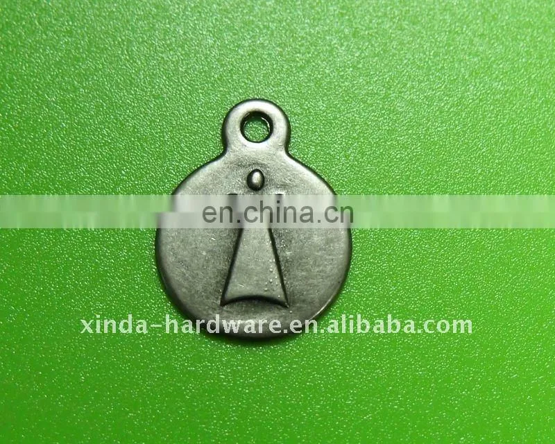 Round zipper puller