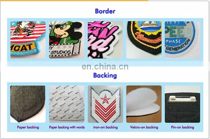 Personalized Charming Eye Label Embroidered Iron Patch