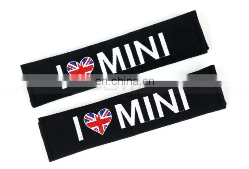 Full Cotton Eco-Friendly Car Safety Seat Belt Cover/ Seatbelt Shoulder Pads