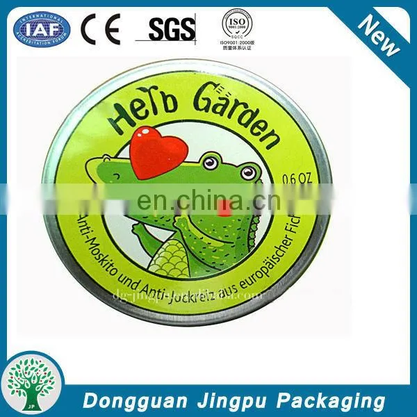Personalized Lip Balm Sliding Tin Box for Cosmetic