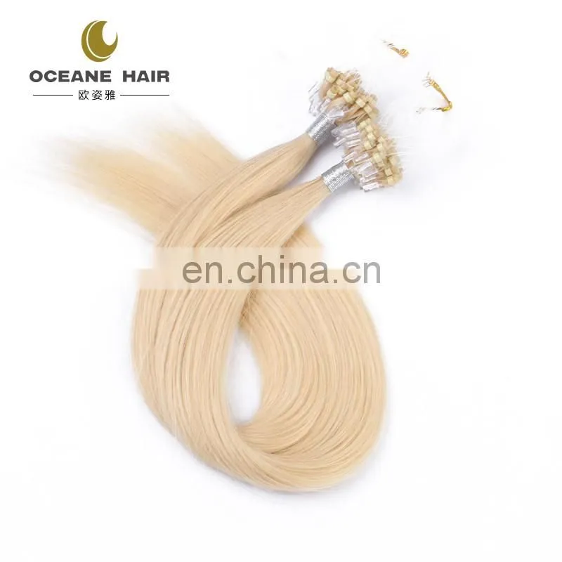 brazilian micro ring loop hair extensions thick soft nano hair nano ring hair extension