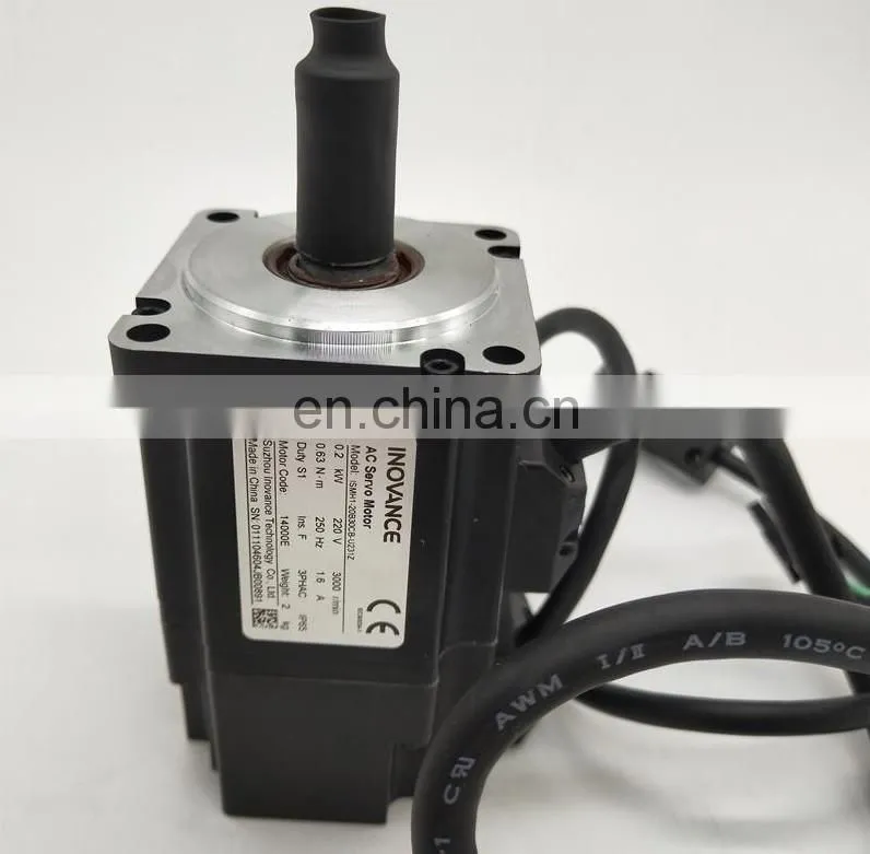 200w Low Capacity Inovance Electric Sewing Machine Servo Motor Drive ISMH1-20B30CB-U231Z