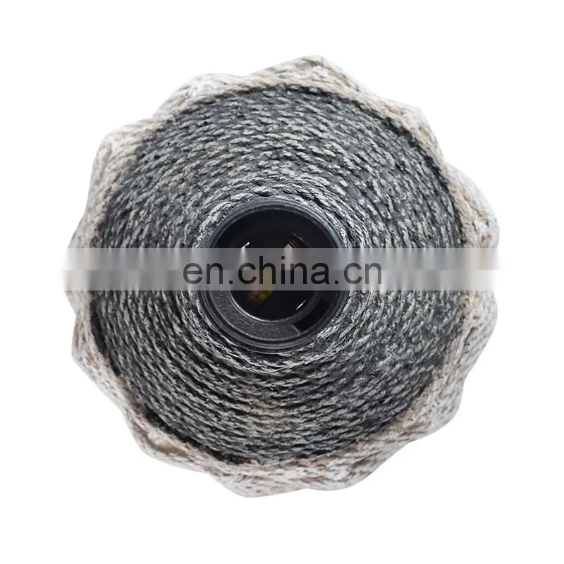 European style rope pattern cement table lamp for indoor room