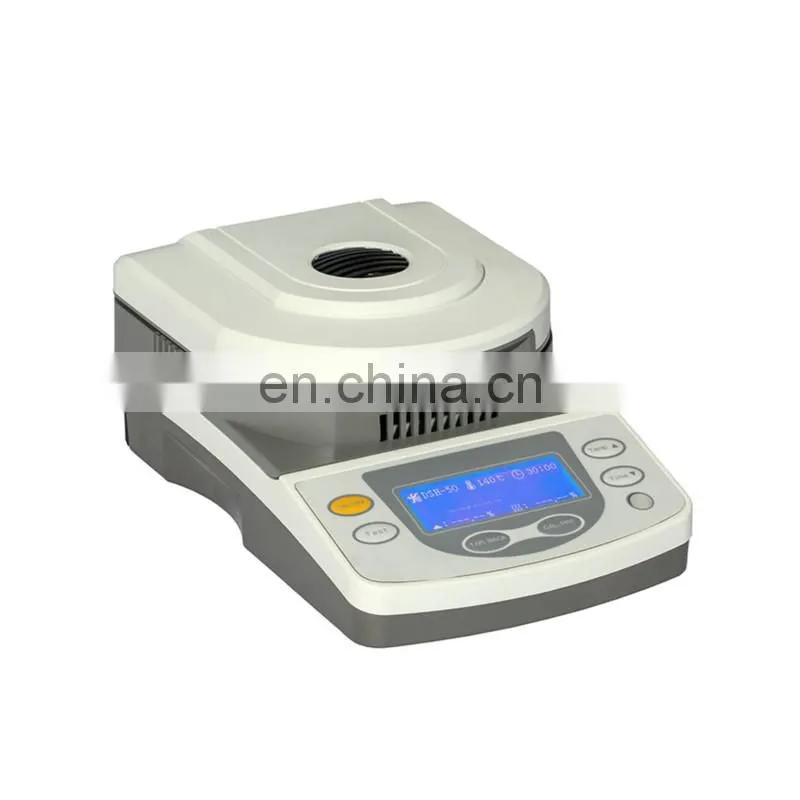 Moisture Meter for Powder,Laboratory Halogen DSH Moisture Analyzer Tester For Paper,Grain Quality Analyzer