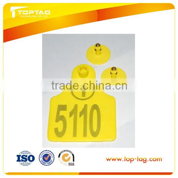 Waterproof Pvc Rfid Sticker 125Khz Rfid Animal Ear Tag