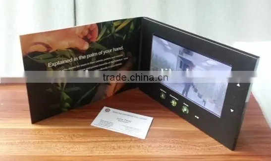 Chinese video brochures fashion and cheap video greetings cards