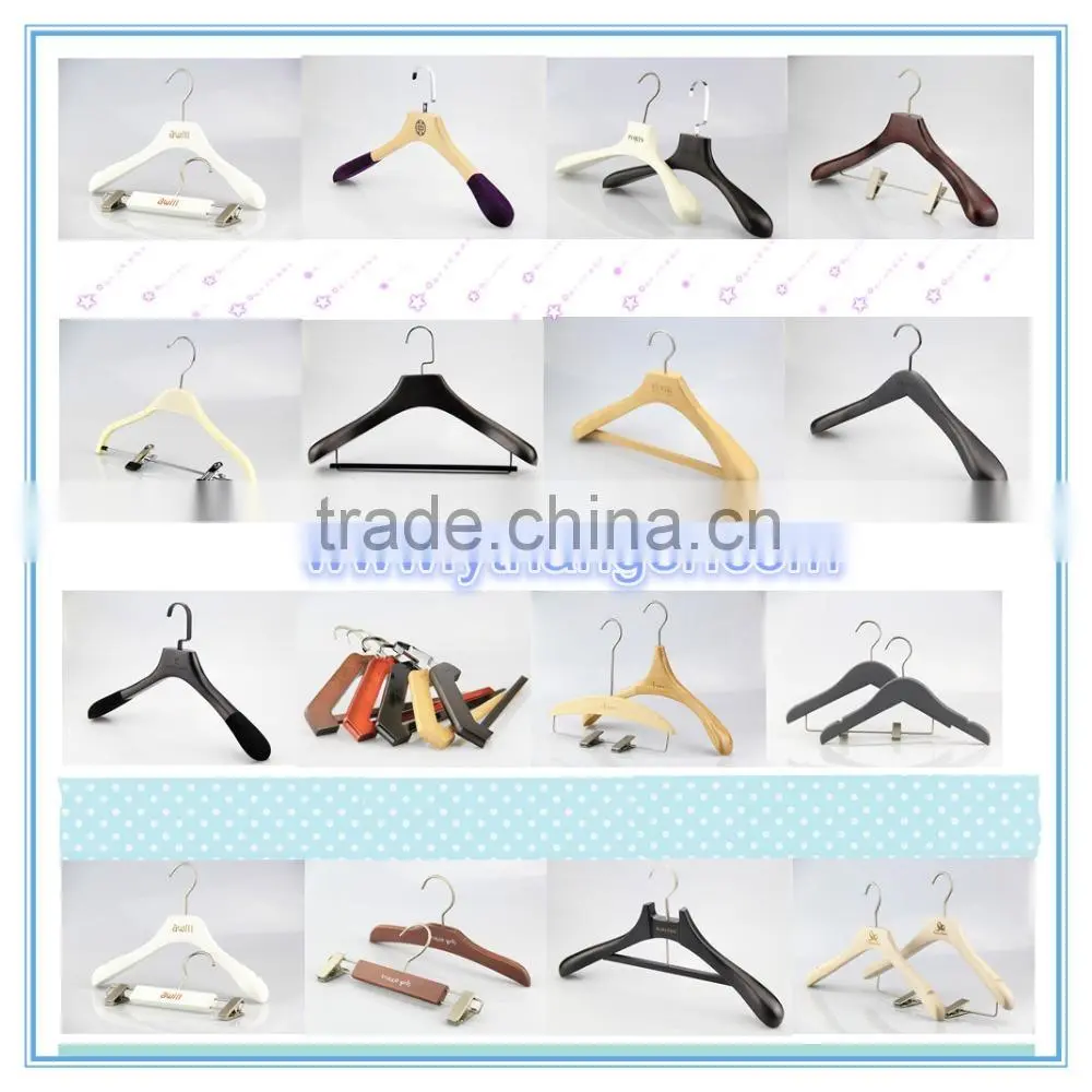 IY-480 white cheap wood scarf hanger