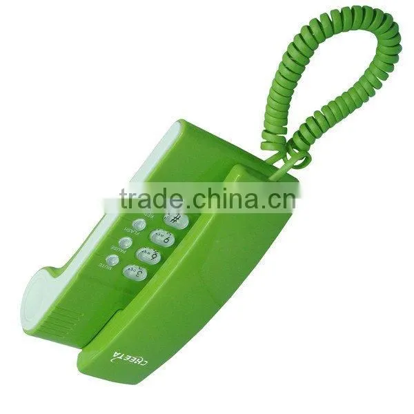 green color wall telephone,mini phone