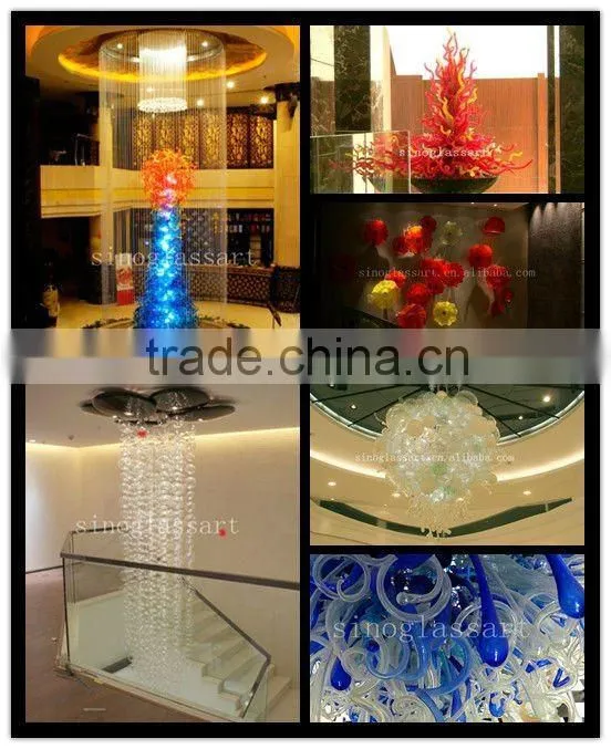 Handmade Murano Glass Water Lily for Garden