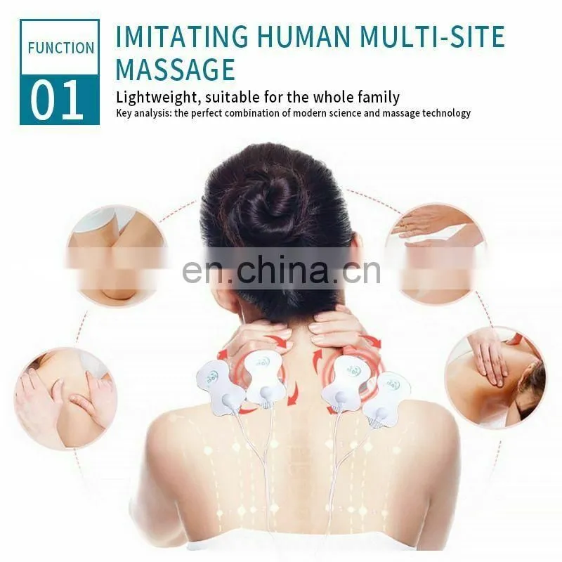Muscle Stimulator Electrotherapy Massager Full Body Relax Pain Relief Machine