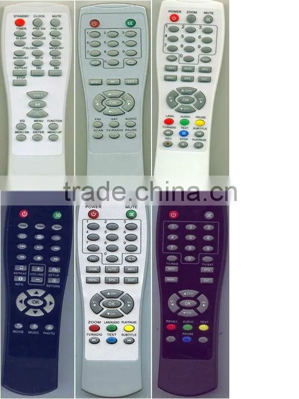 universal car audio &dvd player programmable ir remote control