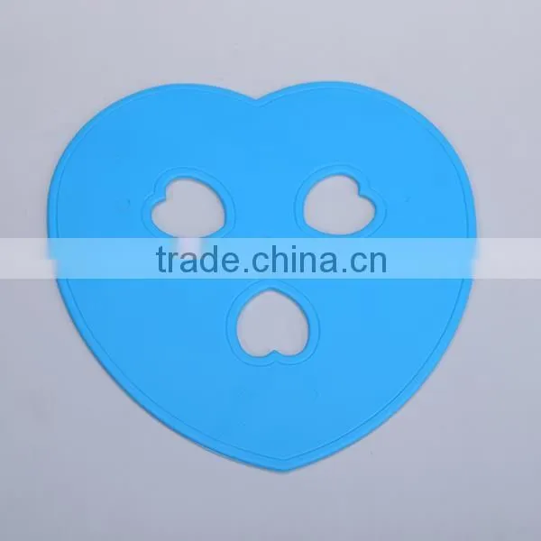 whoseware heart shaped plastic kitchen coaster