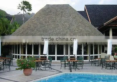 artificial thatch in tourist attractions