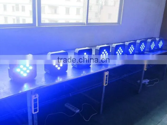 9pcs 10W RGBW 4 in 1 Wireless DMX Battery Power Led Par64 Led Par Light DJ Lighting