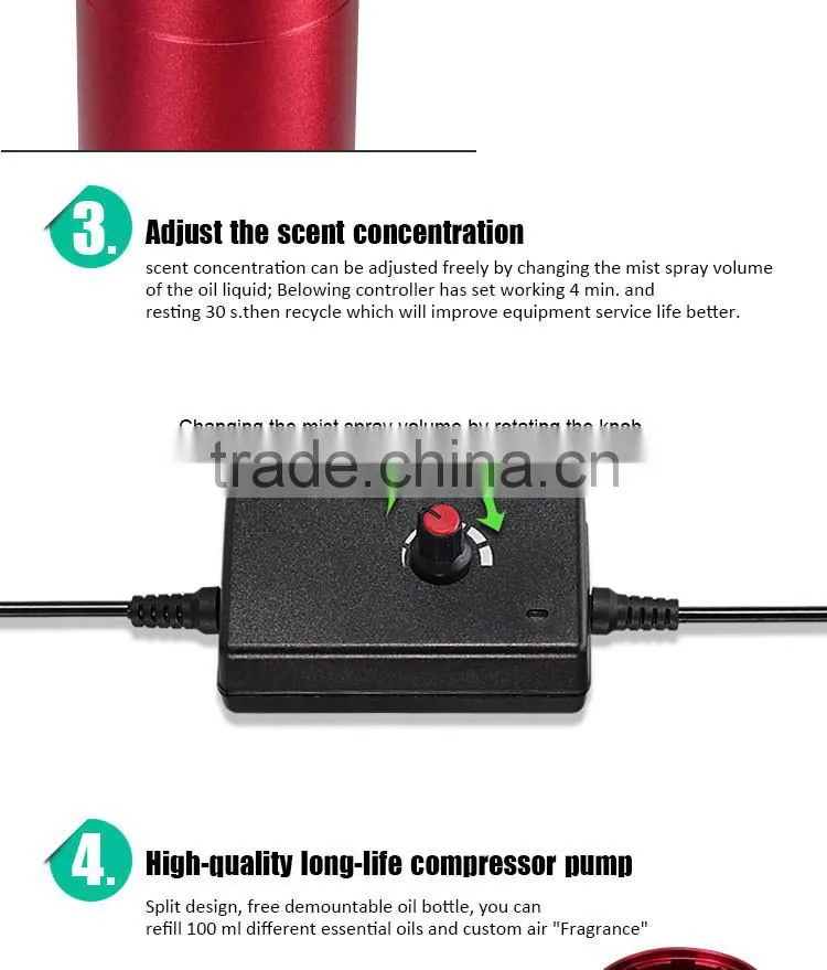 timing portable essential oil diffuser / electrical refillable portable aroma diffuser YK5290
