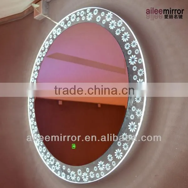 Led bathroom mirror light corolla mirror