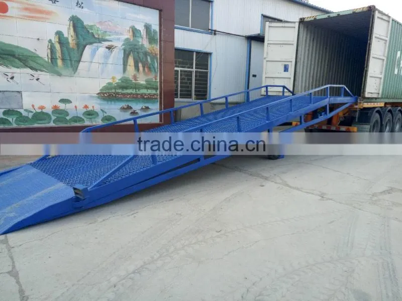 2016 CE Portable loading docks mobile loading ramps mobile container ramp for sale