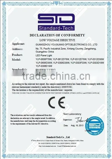 UL/DLC 600*600 LED Panel light ,38W,40W panel light ceiling led,Square panel light