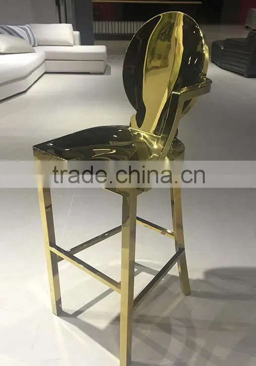 2015 Modern drawing stainless steel bar chair