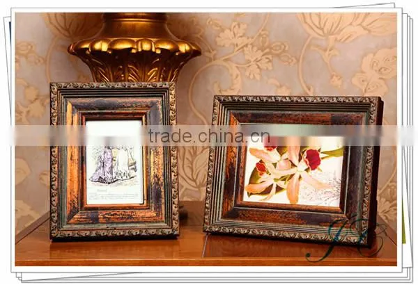 2015 Hot Sale Nostalgic Family Wood Photo Frame For Wholesale