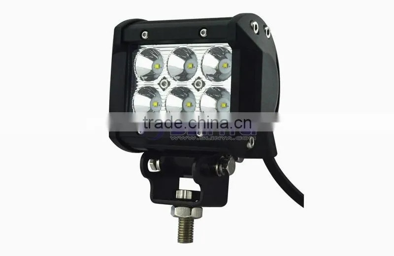 DC10-30V 6 LED 6000K Color Temperature 18W Offroad Light Bars