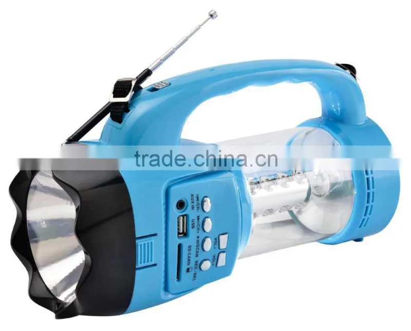 led flashlight rechargeable/2016 led flashlight/dynamo hand crank flashlight radio