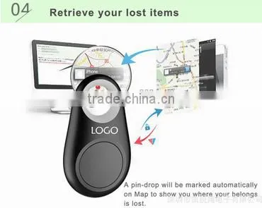 hot selling anti-lost smart bluetooth tracker Child Bag Wallet Key Finder GPS Locator Alarm 4 Colors Newest